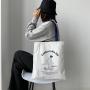 High quality custom printed organic cotton canvas tote bag women's handbag bag