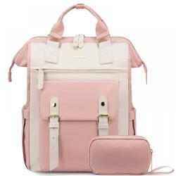 LOVEVOOK Teacher Doctor Nurse College Daypack Bags with USB Port Work Travel Business Computer Laptop Backpack Purse for Women