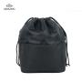 Black Drawstring Cosmetic Quick Pouch Makeup Bag Travel Cosmetic Bag Large Capacity