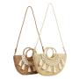 ZWY328 Summer Beach Vacation Ladies Straw Bag Tassel New Circle Handbag Woven Bag Wholesale Eco-friendly Shoulder Crossbody Bag