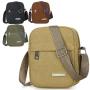 Retro men's new canvas diagonal span minimalist men's canvas bag