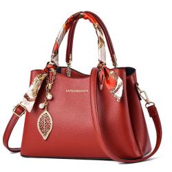 2024 Bags for Women Red Summer Crossbody Tote Bag Fashionable Lady Style with Single Chain Strap Portable Wedding Gift Bag