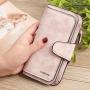ZF315 Scrub PU Leather Women Wallet Long Multi Card Position Large Capacity Coin Purse Bag Pouch High Grade Clutch Bag