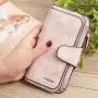 ZF315 Scrub PU Leather Women Wallet Long Multi Card Position Large Capacity Coin Purse Bag Pouch High Grade Clutch Bag
