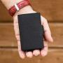 Automatic Smart Wallet Aluminum Card Holder PU leather Money Clip Credit Business Wallet RFID Blocking Credit Card Holder Wallet
