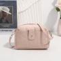 Korean Fashion Ladies Messenger Bag Embroidered Camera Bag Single Strap Joker Hand Portable Trendy Featuring Chains Decoration