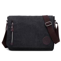 WTB055 Fashion Casual Popular Messenger Bag For Men Canvas One Shoulder Crossbody Bags Ins Small Square Bag