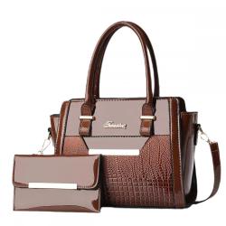 Bags for women 2024 new large capacity women's handbag bright leather tote bag new design casual shoulder bags for women