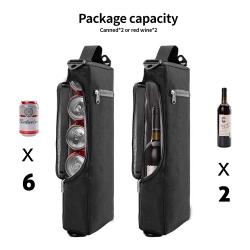 Golf Cooler Bag - Golf Accessories for Men and Small Soft Cooler Bags Insulated Beer Cooler Holds a 6 Pack of Cans or Two Bottle