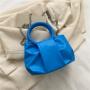 New Pleated Cloud Crossbody Bag Chain Women Designer Bags Pure Color Ladies Handbags JY1105