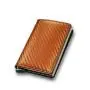RFID Blocking Minimalist Aluminum Card Holder Custom Leather Pop Up Metal Case Wallet