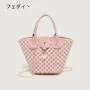 2024 New Ladies Printed Handbag Fashionable Tote Cross Border Bag with Single Strap and Chain Decoration Portable for Women