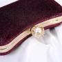 Hot selling retro velvet hot stamping socialite dinner bag
