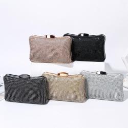 Wholesale women new style clutch bag high level shiny rhinestone  bag luxury crystal party bags for womens