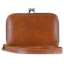 ZR444 Fashion Retro Woman Short Wallet Card Bag Lattice Card Holder Case Girl Purse Female Money Clip Billfold Zipper PU Leather
