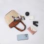 2024 fashion straw bucket bag new ladies design shoulder bag simple fashion atmosphere popular handbag