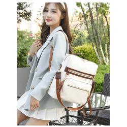 ZR093 New Women's Backpack Fashion Versatile Women's Backpack Simple Atmosphere Comfortable Retro Classic
