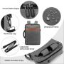 LOVEVOOK 2023 custom Multi-function 3 in 1 Men's Messenger Bag Business Briefcases fit 15.6 Travel Office Laptop bags backpacks