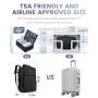 LOVEVOOK Convertible Hanging Travel Backpack for Men with Shoe Bag Airline Approved Carry On Luggage Garment Bags for Travelling