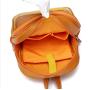 custom clear PVC Ita backpack with pins display leather school vinyl backpack custom design ita bag