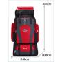 80L Outdoor Multifunctional Mountaineering Bag Men's Backpack Backpack Large Capacity Tourism Bag Waterproof Luggage Camping