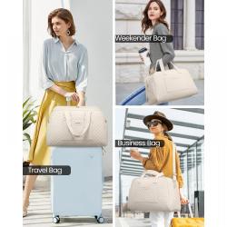 LOVEVOOK 2pcs/set Weekender Overnight Bag with Laptop Compartment Sports Gym Bag with Wet Pocket for Business Travel Duffle Bag