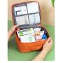 CY003 Oxford Epidemic Prevention Kit Student Portable Medical First Aid Kit Carrying Bag Outdoor Medicine Organizer Health Kit