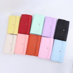 Women Jewelry Pouch Necklace Earings Ear Studs Earrings Rings Packaging Organizer Velvet Inner Separate Jewelry Storage Bag