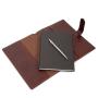 Personalised nice soft quality refillable A5 notebook diary cover A5 pu leather journal cover