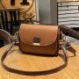 Trendy Autumn&Winter Tan Shoulder bags women handbags ladies fashion crossbody shoulder purse vegan leather bags wholesale
