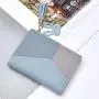 Geometric Women Cute Pink Wallets Pocket Purse Card Holder Patchwork Wallet Lady Female Fashion Short Coin Burse Money Bag