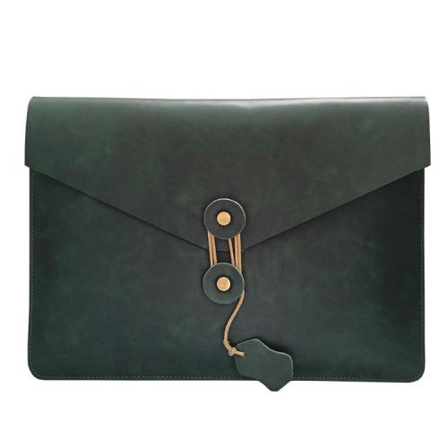 Customized Waterproof Genuine Leather Laptop Sleeve Leather Notebook Computer Carrying Bags Cover