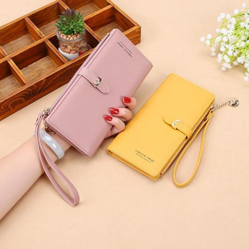 New women's long wallet large capacity ladies wallet 2024 Korean style zipper clutch bag coin purse money clip