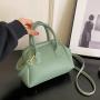 Wholesale 2024 Fashion Lychee Sandwich Bag Advanced Solid Color One Shoulder Crossbody Handbags Ladies Bags Women