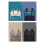 KBW495 Women Shoulder Bag New Oxford Cloth Casual Collision Color Shoulder Bag High Quality Portable Computer Women Backpack