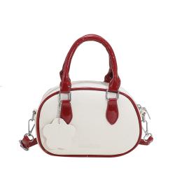 Color matching fashion bag women's 2023 new trend summer hand-held one-shoulder oval bag Western style simple messenger women's
