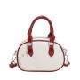 Color matching fashion bag women's 2023 new trend summer hand-held one-shoulder oval bag Western style simple messenger women's