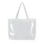 new fashion trend custom design ita bag canvas clear window bag accept sample handbag for ladies