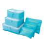 Gelory Multi-functional Clothing Sorting Packages Travel Storage Compression Packing Cube Luggage Organizer Pouch 6pcs Set