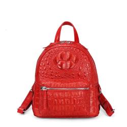 Custom Croc Ladies Designer Fashion Bags Luxury Crocodile Women'S Backpacks Real Leather Bag For Men Women Girls Manufacturer