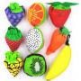 Gelory Hot Sell Eco Recycled Polyester Material Foldable Shopper Bag Fruit Bags Vegetable Bag