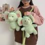 Wholesale Cheap Cute Cartoon school bag animal plush backpack children kids elephant shape backpack