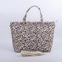 China Bag Vendor Low MOQ Customized Printing Shopping Bags Waterproof Nylon Large Women Tote Bag With Pocket For Trolley