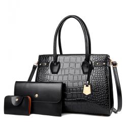 Factory Custom Bags Handbag For Women Luxury Womens Handbags And Purses  Bolsos Crocodile Grain Female Bags Tote Bag Leather