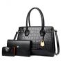 Factory Custom Bags Handbag For Women Luxury Womens Handbags And Purses  Bolsos Crocodile Grain Female Bags Tote Bag Leather