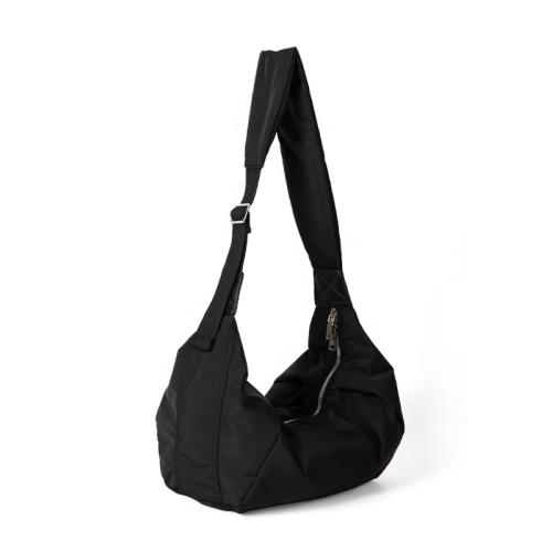Factory Custom LOGO Fashion Simple Nylon Crossbody Bag Customizable Color Tote Nylon Cotton Bag Large Capacity  Hobo bag