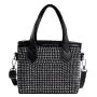 HR396 Hot Sale Diamond Simple Lightweight Handbag New Trend Women's Small Shoulder Crossbody Bag PU Leather Leisure Bucket Bag