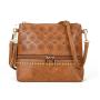 2024 summer new square hollow shoulder bag fashion custom leather bag ladies luxury simple satchel