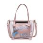 Customized printing PVC women tote bag fashion designer clear Ita bag hand bag for women