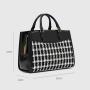 2024 New Trend Fashion and Customize Ladies Elegant Knitted PU Leather Large Capacity Handbag OEM ODM Luxury Tote Bag For Women